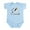 Sky Blue, variant on CafePress - Pilates Cat Infant Bodysuit - Baby Light Bodysuit, Size Newborn - 24 Months