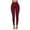 Red, variant on Douhoow Plus Size Women Pencil Pants High Waist Leggings Tummy Control Slim Pants