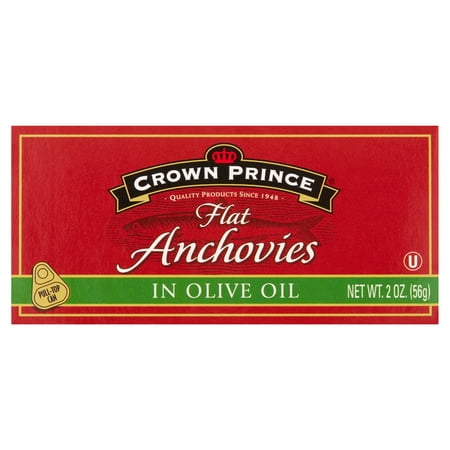 Crown Prince Flat Anchovies In Olive Oil, 2 oz - Walmart.com
