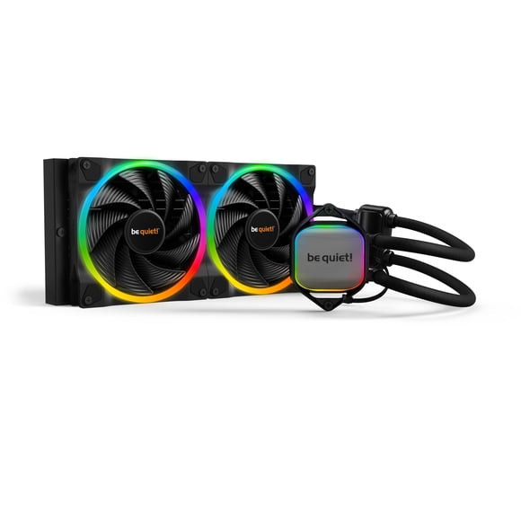 be quiet! Pure Loop 2 FX 280mm, CPU Liquid Cooler for Intel Core i3/i5/i7 or AMD Ryzen 3/5/7, ARGB LED Illumination, 2X Light Wings PWM high-Speed Fa
