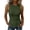 Army Green-05, variant on Women’s Ribbed Crew Neck Tank Top, Sleeveless Fitted Knit Cami, Casual Solid Color Basic Layering Shirt