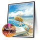 thumbnail image 2 of Pintura de diamante 5D DIY Taladro redondo completo Kit de playa Decoración del hogar (NH2717) FLhrweasw Nuevo, 2 of 9