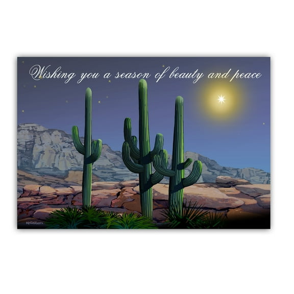 Saguaro Cactus Postcards - 4 x 6 Western Postcards - 40 Holiday Postcards - 1705