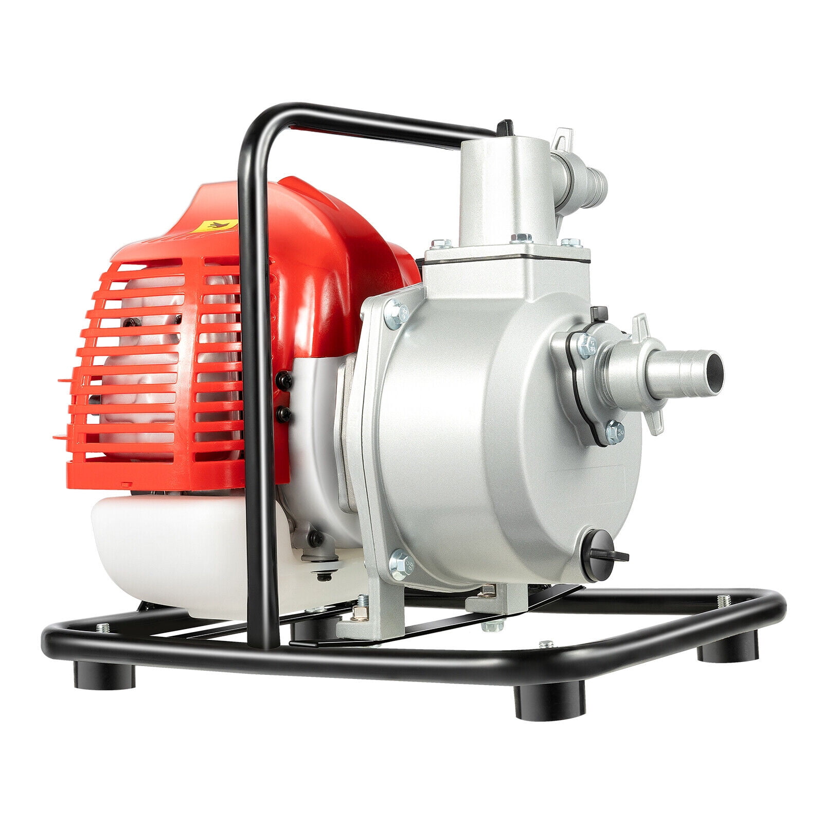 Water Pump, 43CC 2-Stroke Gas Water Pump, 2 HP Engine with 1 Inch Inlet Outlet, Max Flow 8 m³/h, Max Head 98.4 ft, for Irrigation, Pond, Pool, Flood Water Transfer, Portable and Durable