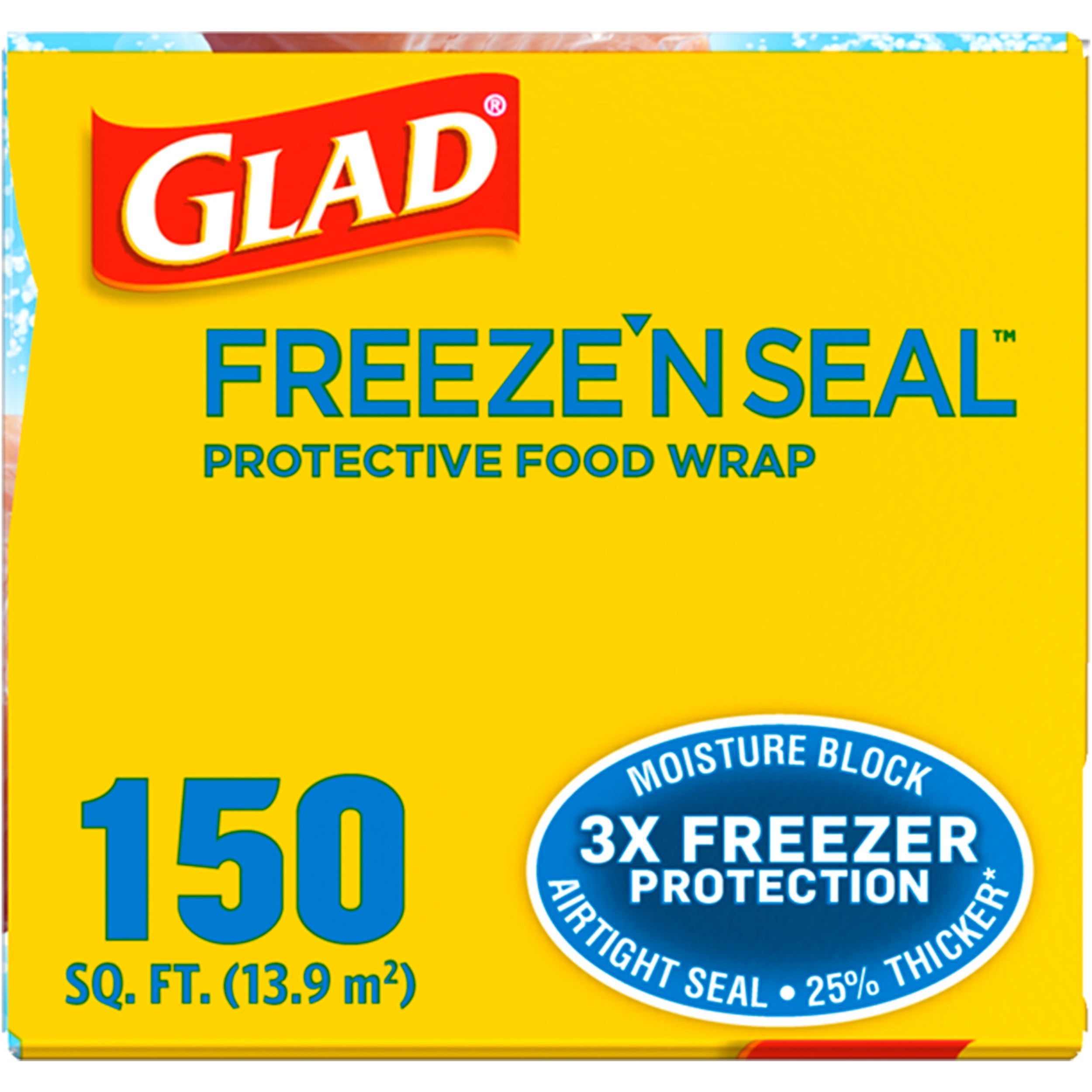 Ziploc & Glad Lot - Quart Freezer Bags , Press'N Seal Wrap & Zip'n
