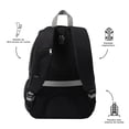 thumbnail image 4 of TOTTO Mochila Ergonómica Grande Porta Laptop 14 Repelente a Líquidos | Escuela - Oficina - Viaje | 2 negro M, 4 of 8