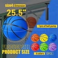 thumbnail image 2 of Paquete de 12 pelotas de baloncesto de goma Jerify, tamaño 4, 20 cm de diámetro con bomba, 2 of 7