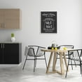 thumbnail image 2 of Stupell Industries Welcome To the Kitchen Chalkboard Style Vintage Sign Graphic Art White Framed Art Print Wall Art, 24x30, by Lettered and Lined, 2 of 2