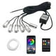thumbnail image 1 of Kit De Tira De Luces Led Rgb Para Interior De Coche, Tira De Cuerda Ajustable De 360 ​​Grados Para Coche, Luz De Ambiente De Luz Fría De Baja Potencia Yuarrent VI012280-05, 1 of 6