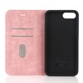 thumbnail image 4 of Wallet Case for iPhone 7 / iPhone 8 / iPhone SE 2020, Shockproof Soft TPU Protective Flip Case with Wireless Charging Stand Card Slots Magnet Cover for iPhone 7 / iPhone 8 / iPhone SE 4.7 Inch,Pink, 4 of 12