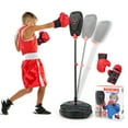 thumbnail image 1 of Costway Sac de Frappe pour Enfants avec Support Hauteur Ajustable Équipement de Boxe avec Gants, 1 of 9