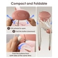 thumbnail image 6 of Tiny Marvels Deluxe Cozy Portable Baby Swings for Infants,Adaptable Speed,Music,Removable-Toy-Bar,Age 0-9 Months(Blush Bloom), 6 of 10
