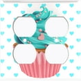 thumbnail image 3 of Metal Light Switch Plate Cover Teal Pink Cupcake Heart Wallpaper CAK031, 3 of 13