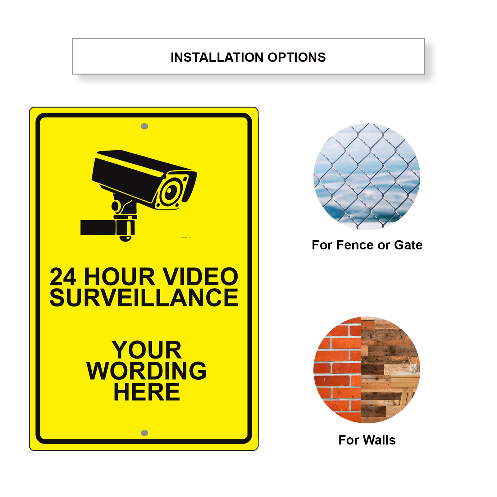 Cctv Sign Wording