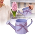 thumbnail image 2 of 1pc Small Metal Watering Can, Watering Can Outdoor, Small Watering Can for Indoor Plants, Smooth Pouring without Splashing (Purple), 2 of 6