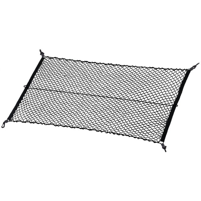 Heavy Duty Cargo Net Stretchable, Car Interior Accessories, Adjustable Elastic Trunk Storage Net