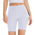 thumbnail image 1 of Women‘s High Waist Yoga Short Side Pocket Workout Tummy Control Bike Shorts Running Exercise Leggings, 1 of 8
