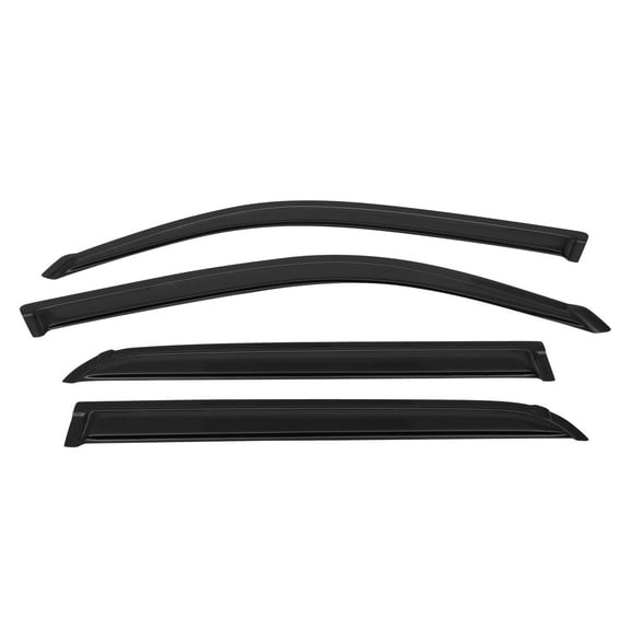 Ikon Motorsports Compatible with 01-07 Toyota Sequoia Window Vent Visor Deflector Rain Guard 4Pc Set Outside Mount  2001 2002 2003 2004 2005 2006 2007