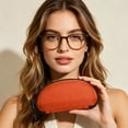 thumbnail image 4 of 6.7*3.1 Inch Sunglasses Case, Portable Zipper Eyeglasses Case for Men Women, Hard Shell Protective Case Fits Safety Glasses Goggles 3D Reading Glasses for Travel Bag, 4 of 5