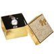thumbnail image 2 of Ehuebsd Soporte Cuadrado para Reloj Caja Exhibición Organizador Almacenamiento Joyas (dorado), 2 of 6
