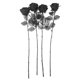 thumbnail image 5 of ADDHAT 4Ud Ramos De Rosas Artificiales Negras Para En Hogar O Eventos Especiales, 5 of 7
