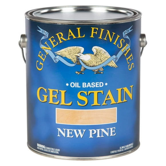 General Finishes Oil Base Gel Stain, 1 Gallon, New Pine