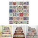 thumbnail image 2 of 6 uds pegatinas de Mandala azulejo piso escalera impermeable YONGSHENG decoración baño cocina, 2 of 5