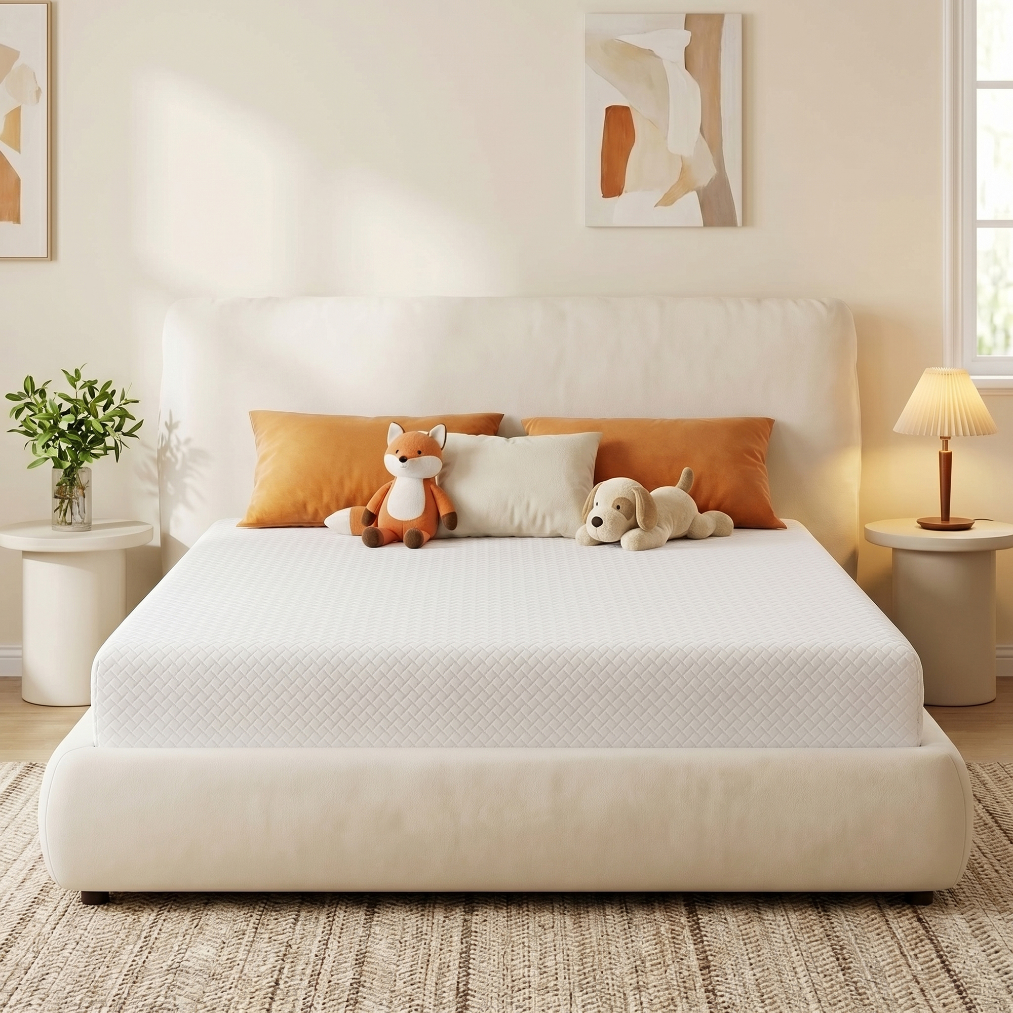 Twin Mattress Bed in a Box, Memory Foam Mattress infused with Green Tea and Cooling Gel,8 inches
