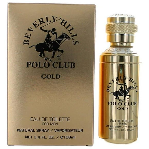 Beverly Hills Polo Club ampcbhg34s 3.4 oz Gold Eau de Toilette Spray for Men