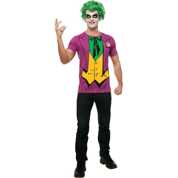 Rubies Costume Co Men's Batman Arkham City Asylum Classic Joker T-shirt XL 44-46 - Walmart.com