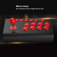 thumbnail image 3 of Fight Stick Joystick, Controlador Inalámbrico de Juegos de Lucha Programació Turbo Macro, Teclado de Juego de Lucha para ios, párr. PC, párr., 3 of 7