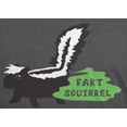 thumbnail image 4 of Old Glory Mens Fart Squirrel Skunk Short Sleeve Graphic T Shirt, 4 of 6