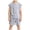 E148-Blue, variant on hengsof Girls Solid Sleeveless Tank Top Set, Crewneck Top Elastic Waist Shorts Summer Active Two Piece Outfit for 1-8 Years