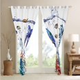 thumbnail image 4 of Erosebridal Summer Turtle Curtains 42Wx63L,Tropical Fish Coral Blackout Curtains for Teens Youth,Tortoise Jellyfish Curtains & Drapes,Hawaii Coast Sealife Window Curtains 2 Panels for Bedroom, 4 of 6