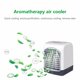thumbnail image 3 of Aire acondicionado, enfriador de aire, humidificador, purificador portátil para el hogar, dormitorio, oficina, coche, ventilador de refrigeración de escritorio de 3 velocidades, aire acondicionado JFHHH pequeña, 3 of 5