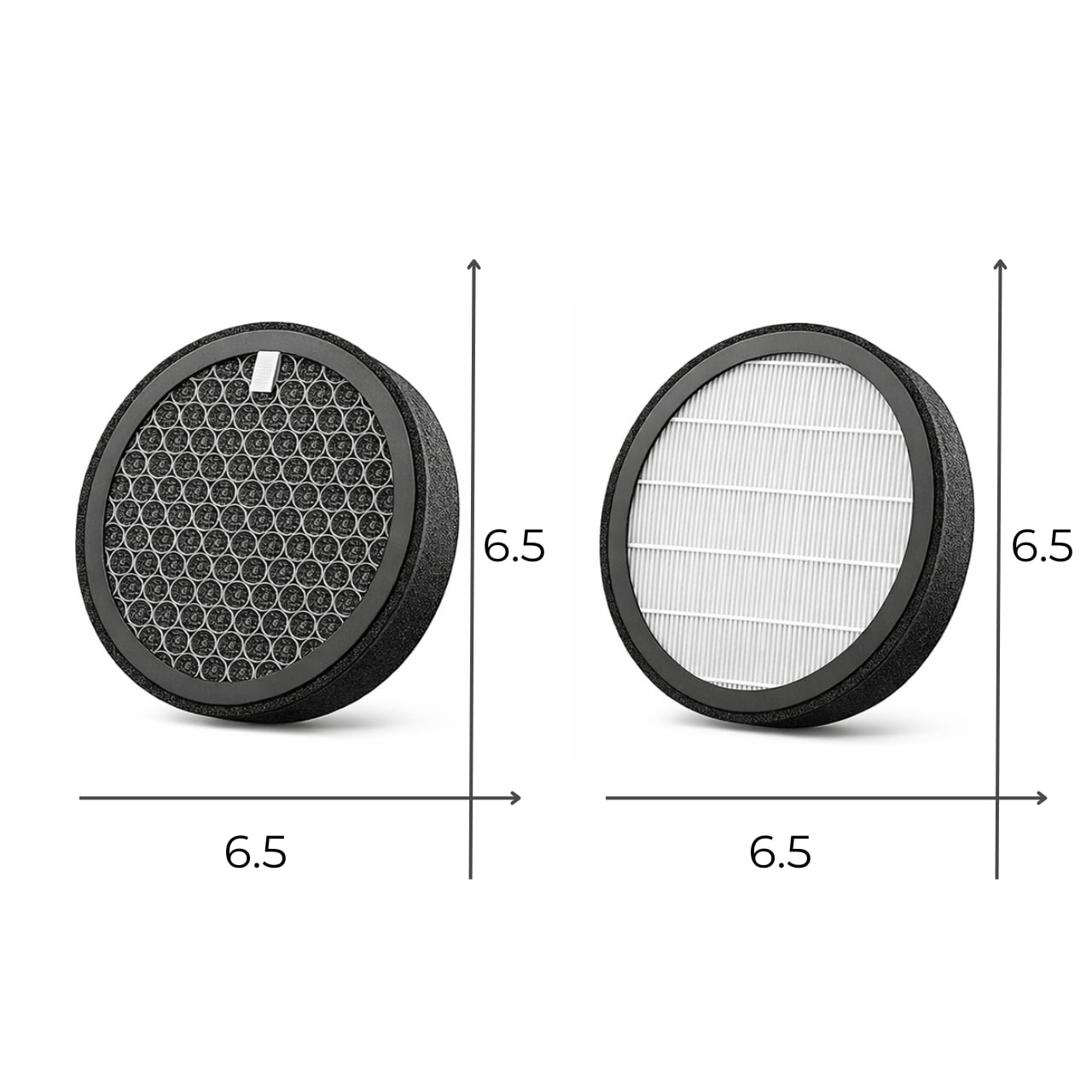 Nispira Replacement Filter for TDBYWAE MB-032 Air Purifier, 3-Stage HEPA Carbon Filter, 4 Pack