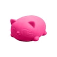 thumbnail image 2 of Ball, Squeeze for Adults, Cute Cat Shape, Tension Easing, Home Office, Bright Pink, 1 Pc, 2 of 6