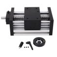 thumbnail image 3 of Linear Sliding Table, Slide Linear Stage Universal Easy Operation Alloy 100mm Stroke Low Friction Coefficient With Hand Wheel For CNC, 3 of 8