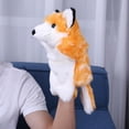 thumbnail image 3 of Lindo zorro marioneta de mano bebé niños suave muñeca juguetes educativos de peluche (marrón) Tmvgtek libre de BPA, 3 of 9