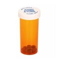 thumbnail image 6 of Pharmacy Prescription Vials, Amber Child Resistant Medicine Bottle, 40 Dram Push Down Caps, Caps Included, Pack of 180 (Pill Container, Pharmacy Bottle, Pharmacy Container) by Sponix BioRx, 6 of 7