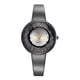 thumbnail image 1 of Reloj de pulsera delicado con decoración de diamantes de imitación y esfera redonda para mujer de aleación de moda (negro), 1 of 3