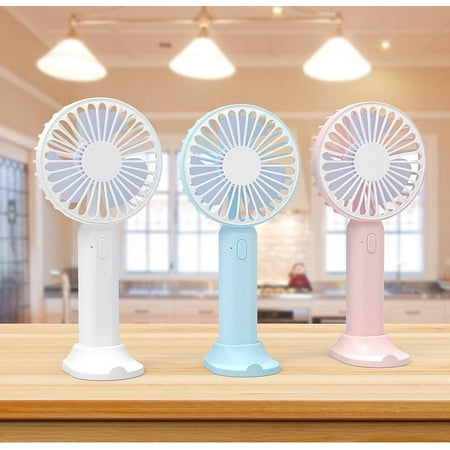 

Rwvbm USB Handheld Mini Fan | Portable Rechargeable & Whisper Quiet | Perfect for Students Dorms & School Season Fan Deals Savings(White)