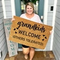 thumbnail image 4 of Bjutir Welcome Grandkids Doormat Rug Letter Print Door Mat Front Door Outdoor Entrance Porch Mat With Polyester Floor Mat 40*60 Cm, 4 of 7