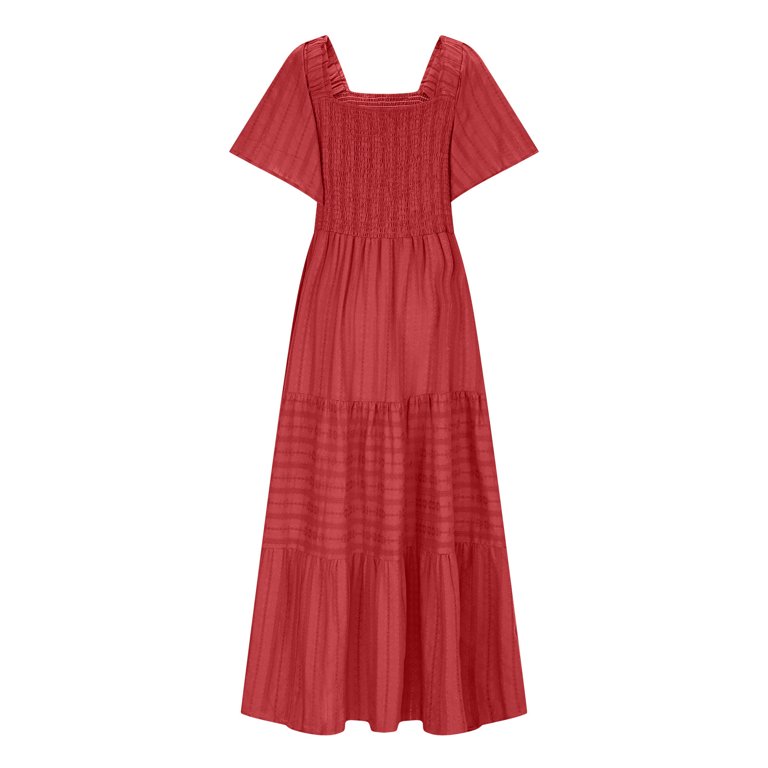 blue dress for baby girl Shop The Chic Vera Two-Way Mini Dress in Deep Red
