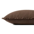 thumbnail image 3 of Chris Loves Julia x Loloi Dinah Chocolate / Latte 16'' x 26'' Decorative Pillow, 3 of 4