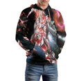 thumbnail image 5 of Mobile Suit Gundam Hoodie 3D Print Pullover Hooded Long Sleeve Sweatshirts Tops Blouse with Pocket for Mens Womens, 5 of 8