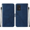 thumbnail image 3 of Allytech Case for Samsung Galaxy A33 5G Cover with Card Holder Folio Wallet Case, Kickstand PU Leather Magnetic Closure Soft TPU Back Protective Cover with Hand Strap for Galaxy A33 5G, Darkblue, 3 of 4