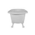 thumbnail image 2 of Juniper 60 Inch Acrylic Double Ended Clawfoot Tub - Rim Faucet Drillings - Lion Paw Feet, 2 of 2