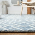 thumbnail image 4 of SAFAVIEH Metro Jenny Diamond Area Rug, Blue/Ivory, 4' x 6', 4 of 8