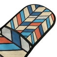 thumbnail image 4 of Yayeee Double Oven Mitt Kitchen Heat Resistant Baking 35" x7" Quilted Glove, Blue Geometric, 4 of 6